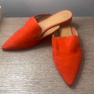 Tory Burch Suede Mules